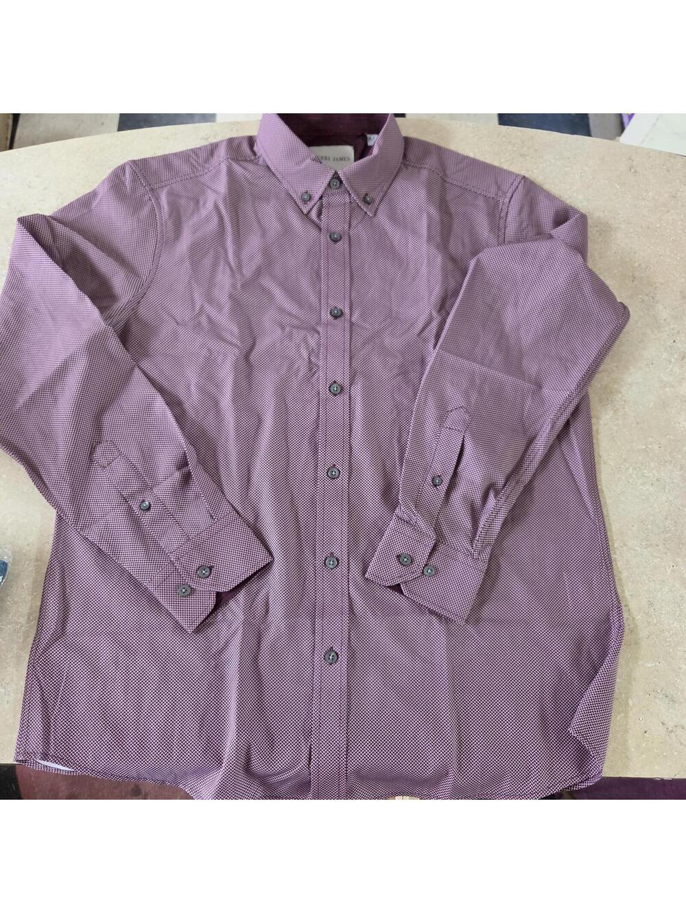 Henri James Men's Hyper Stretch Button-Up Shirt